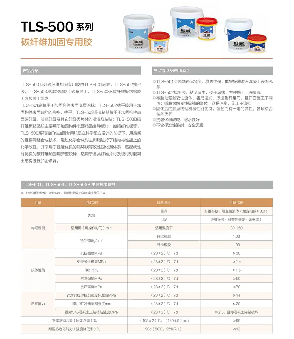 TLS-501碳纤维粘贴底胶产品描述.webp